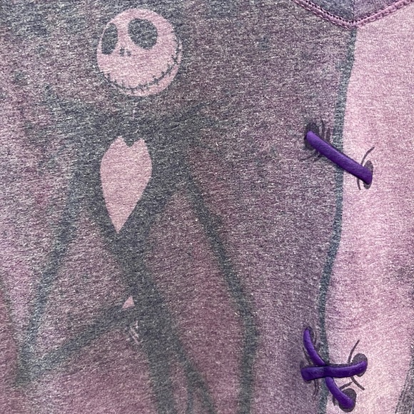 Disney Nightmare Before Christmas purple T-shirt XL Disney Store - Picture 4 of 8